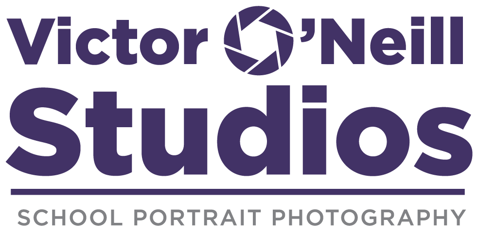 victor o'neill studios school portrait photography logo